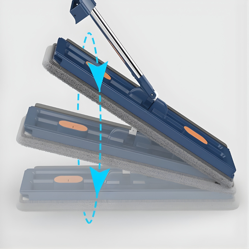 Dweil Platte Microvezel Verstelbare Steel 360° Roterende Reiniging