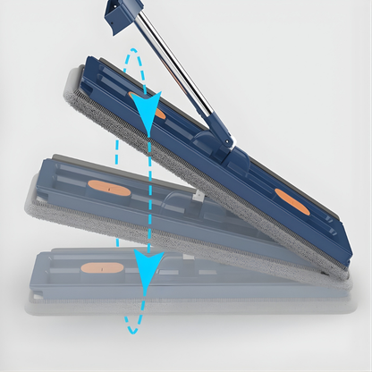 Dweil Platte Microvezel Verstelbare Steel 360° Roterende Reiniging
