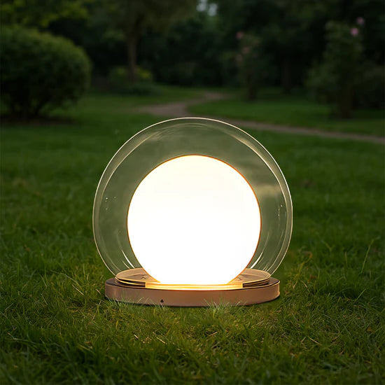 Zonne-Energie Buitenlamp met Maanontwerp