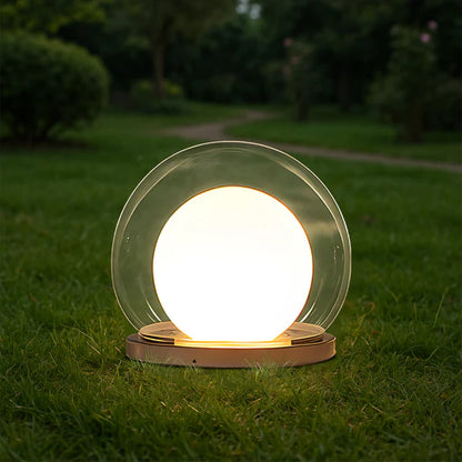 Zonne-Energie Buitenlamp met Maanontwerp