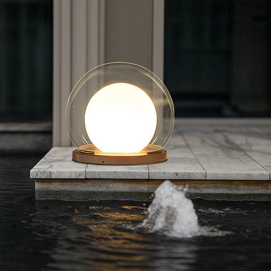 Zonne-Energie Buitenlamp met Maanontwerp
