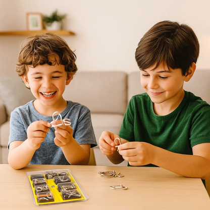 Educatief Speelgoed Metaal Denkspel Breinspel Kinderen Volwassenen