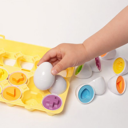 Educatief Speelgoed Peuter Montessori Vormen Match Eieren