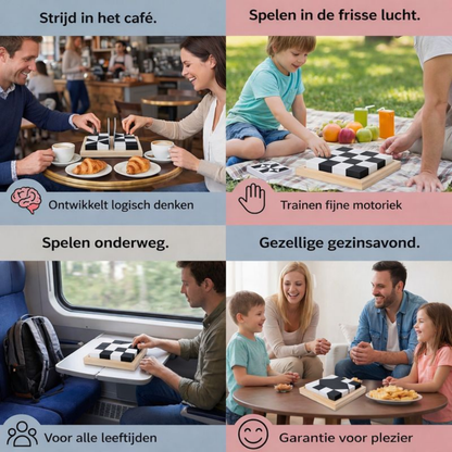 Educatief Speelgoed Logisch Puzzelspel Compact Reisspel Kinderen
