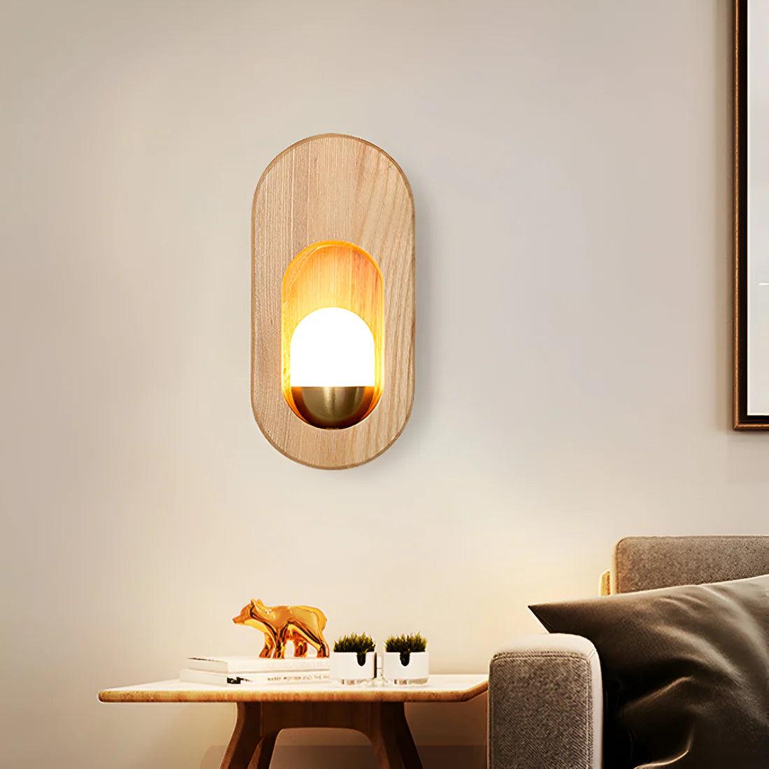 Noordse Stijl Eivormig Chaymae Wandlamp