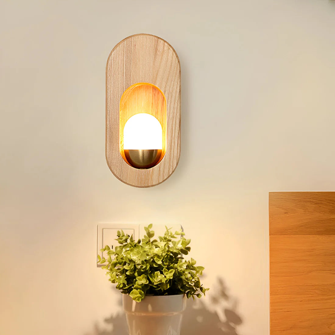 Noordse Stijl Eivormig Chaymae Wandlamp