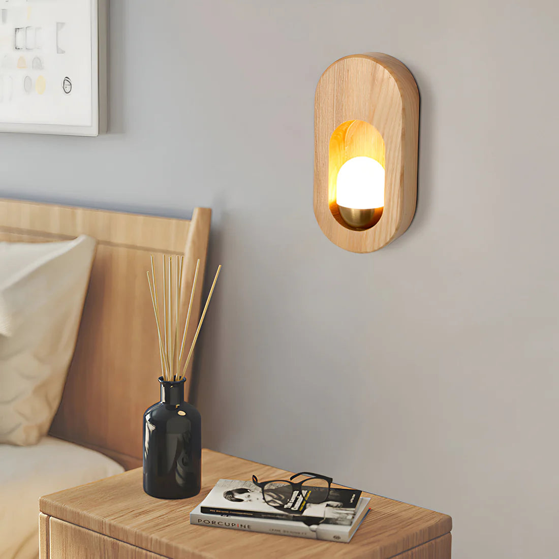 Noordse Stijl Eivormig Chaymae Wandlamp