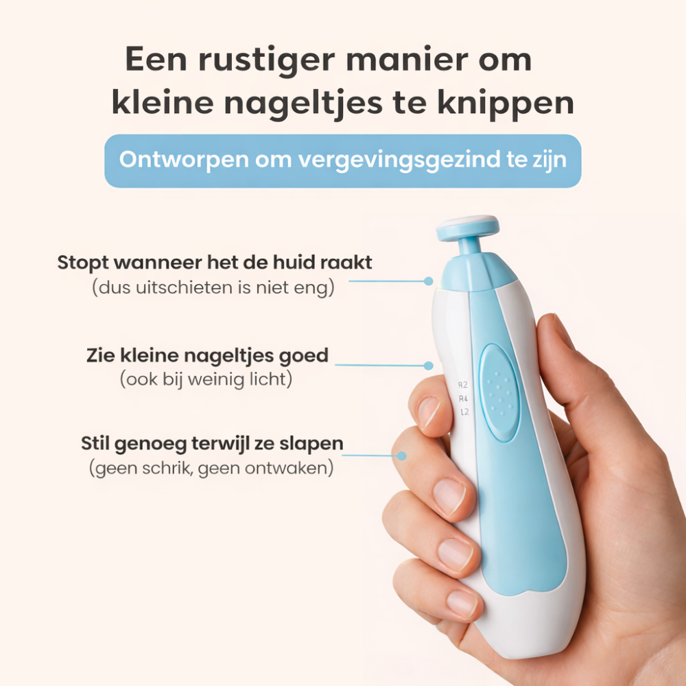 Elektrisch Baby Nagelvijl Veilig Stil Manicure Set