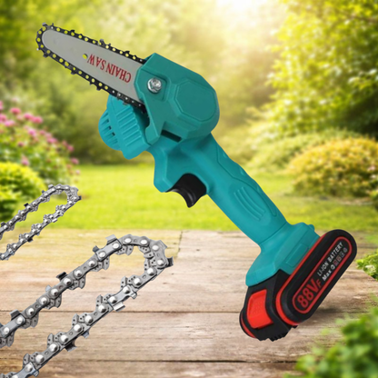 Elektrische Kettingzaag Accu Handzaam Snoeien Tuingereedschap