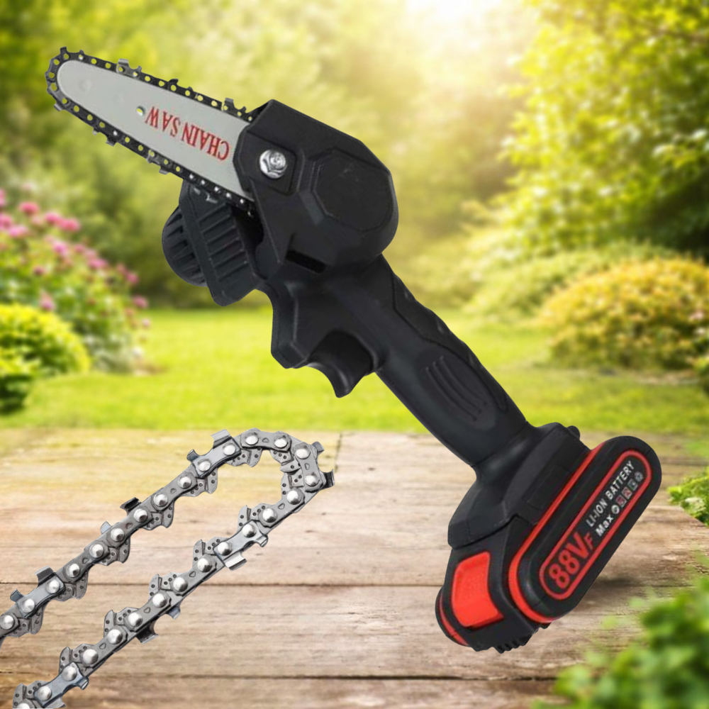 Elektrische Kettingzaag Accu Handzaam Snoeien Tuingereedschap