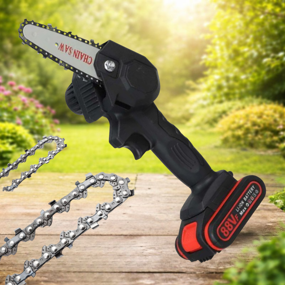 Elektrische Kettingzaag Accu Handzaam Snoeien Tuingereedschap