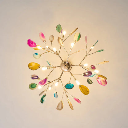 Aurora Bloom Luxe Retro Agaten Kroonluchter