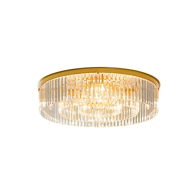 Luxe Plafondlamp met Kristallen Accenten