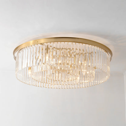 Luxe Plafondlamp met Kristallen Accenten