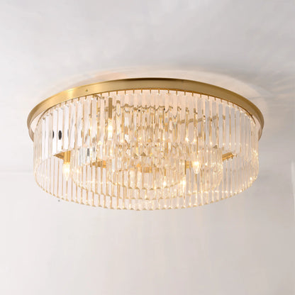 Luxe Plafondlamp met Kristallen Accenten