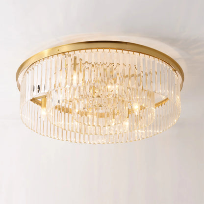 Luxe Plafondlamp met Kristallen Accenten
