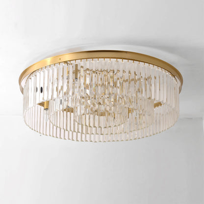 Luxe Plafondlamp met Kristallen Accenten