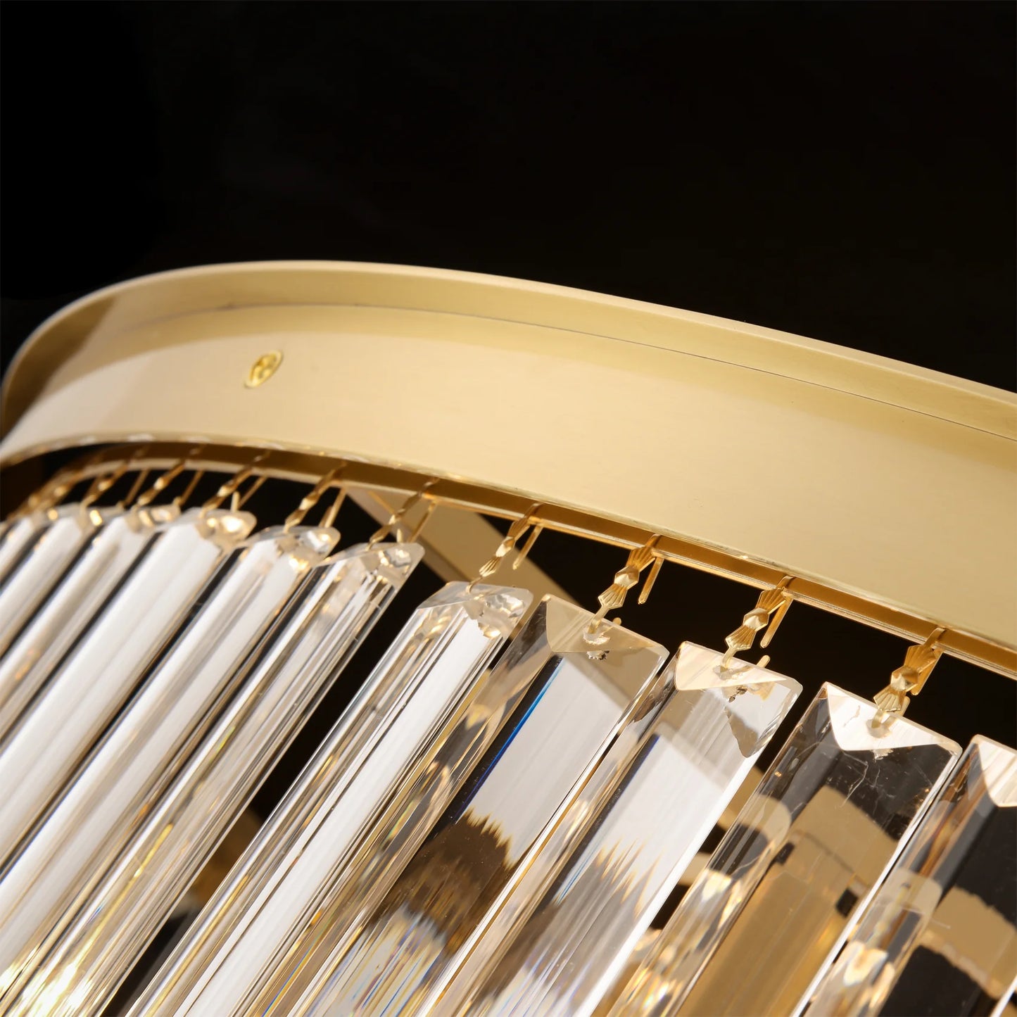 Luxe Plafondlamp met Kristallen Accenten