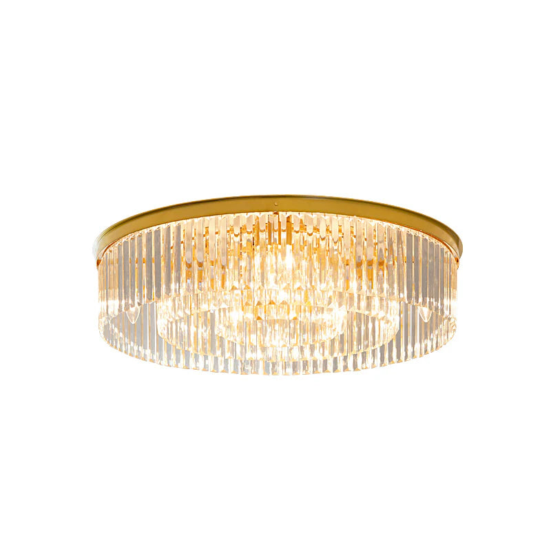 Luxe Plafondlamp met Kristallen Accenten
