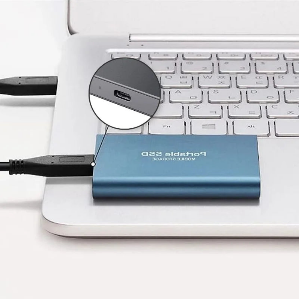 Externe SSD Draagbaar Supersnel Opslag Gegevens Back Up
