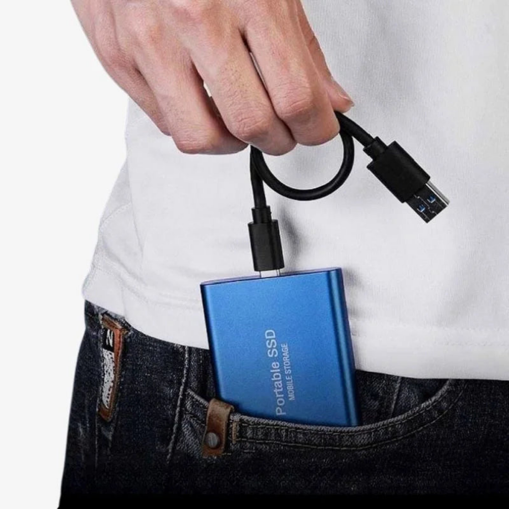 Externe SSD Draagbaar Supersnel Opslag Gegevens Back Up
