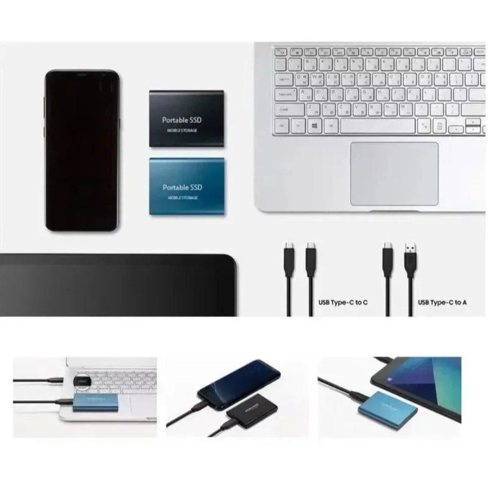 Externe SSD 512GB Portable Snelle Opslag USB C