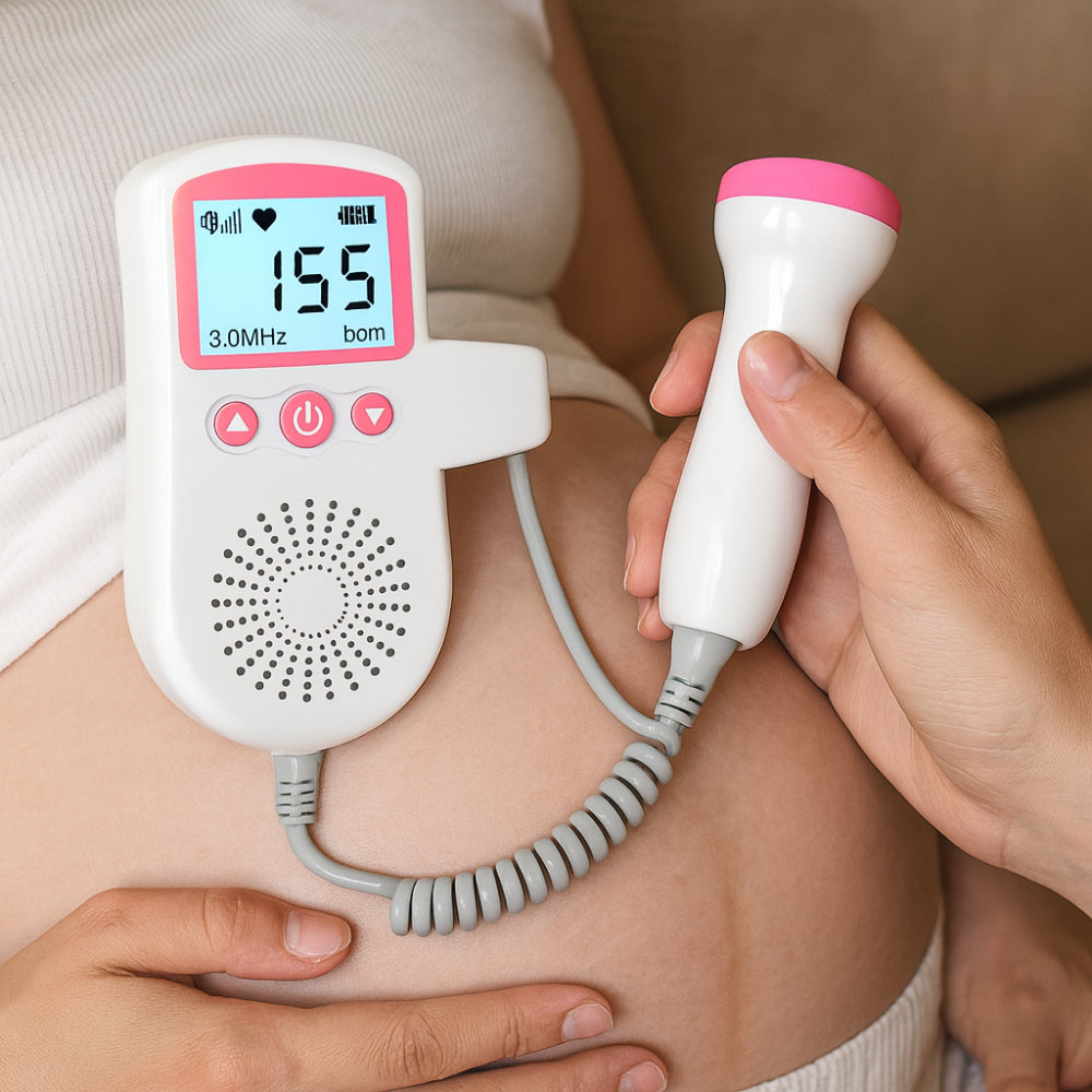 Fetal Doppler Zwangerschap Hartslagmeter Baby LCD Display