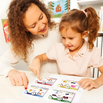 Flashcards Leren Lezen Educatief Speelgoed Fonics Kaarten Kinderen