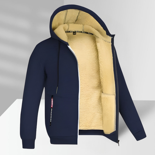 Fleece Vest Heren Gevoerd Warm Capuchon Winter