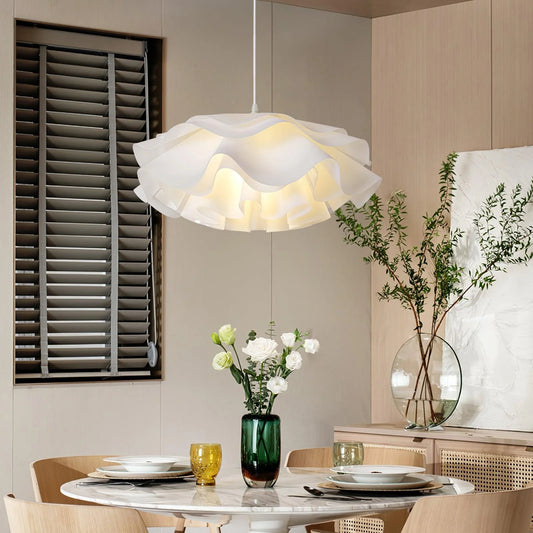 Witte Bloemvormige Luxe Hanglamp