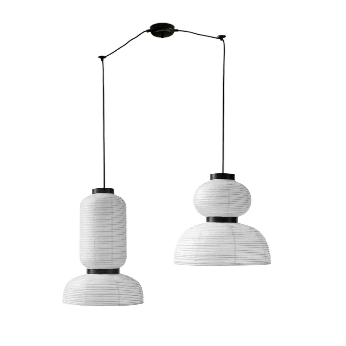 Moderne Japandi Hanglamp van Rijstpapieropy