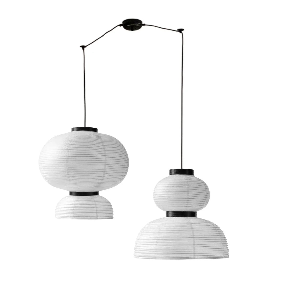 Moderne Japandi Hanglamp van Rijstpapieropy