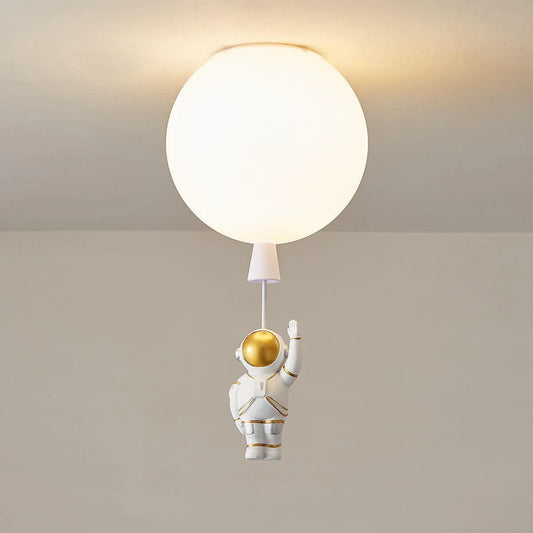 Speelse Maan en Astronaut Ontwerp LED Plafondlicht