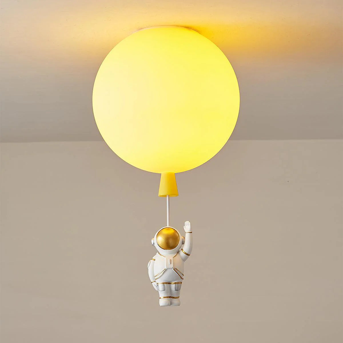 Speelse Maan en Astronaut Ontwerp LED Plafondlicht