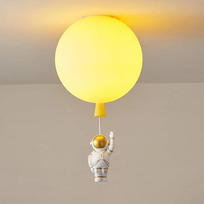 Speelse Maan en Astronaut Ontwerp LED Plafondlicht