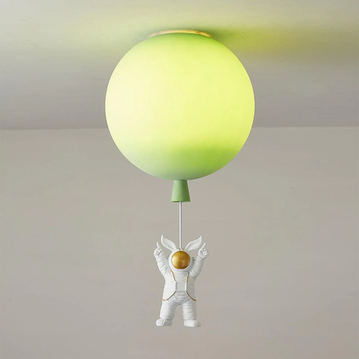 Speelse Maan en Astronaut Ontwerp LED Plafondlicht