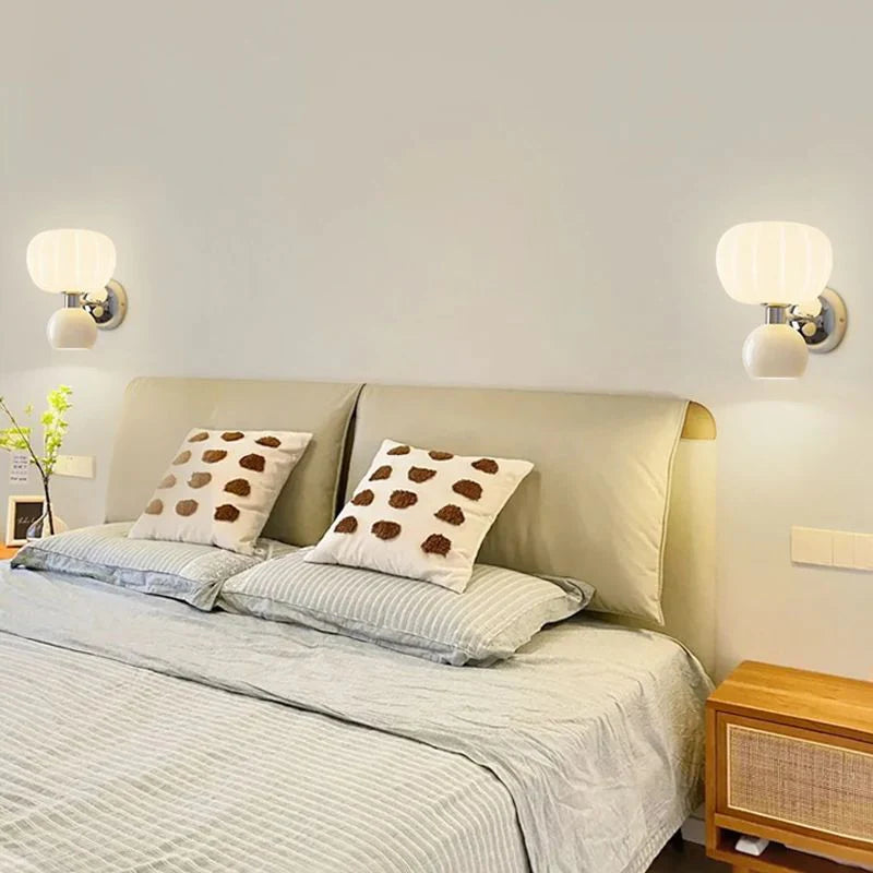 Moderne Crème Elegantie LED Wandlamp