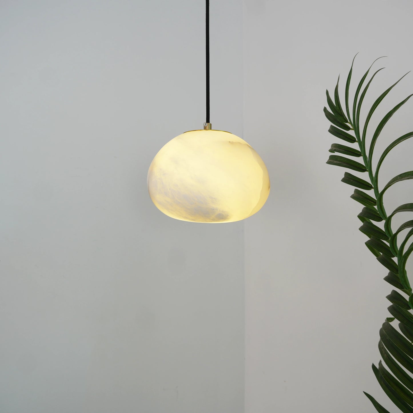 Moderne Albast Natuursteen Hanglamp)