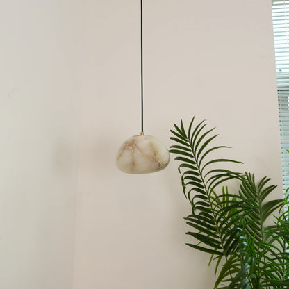 Moderne Albast Natuursteen Hanglamp)