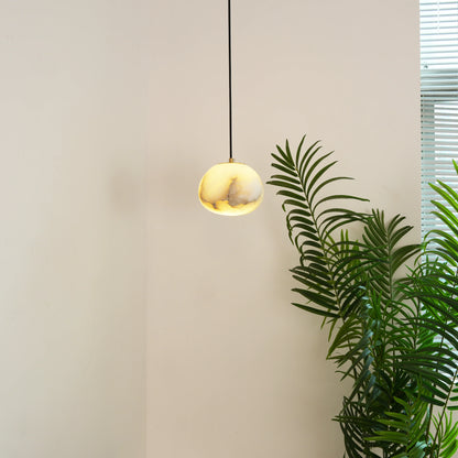 Moderne Albast Natuursteen Hanglamp)