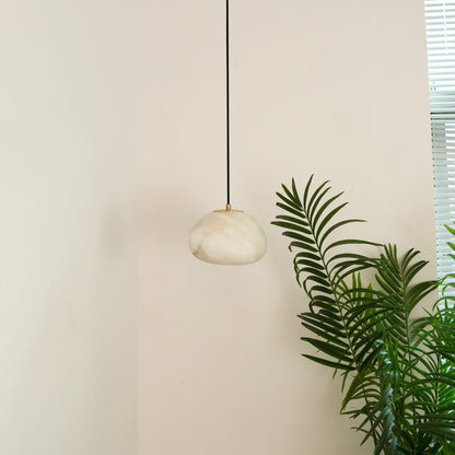 Moderne Albast Natuursteen Hanglamp)