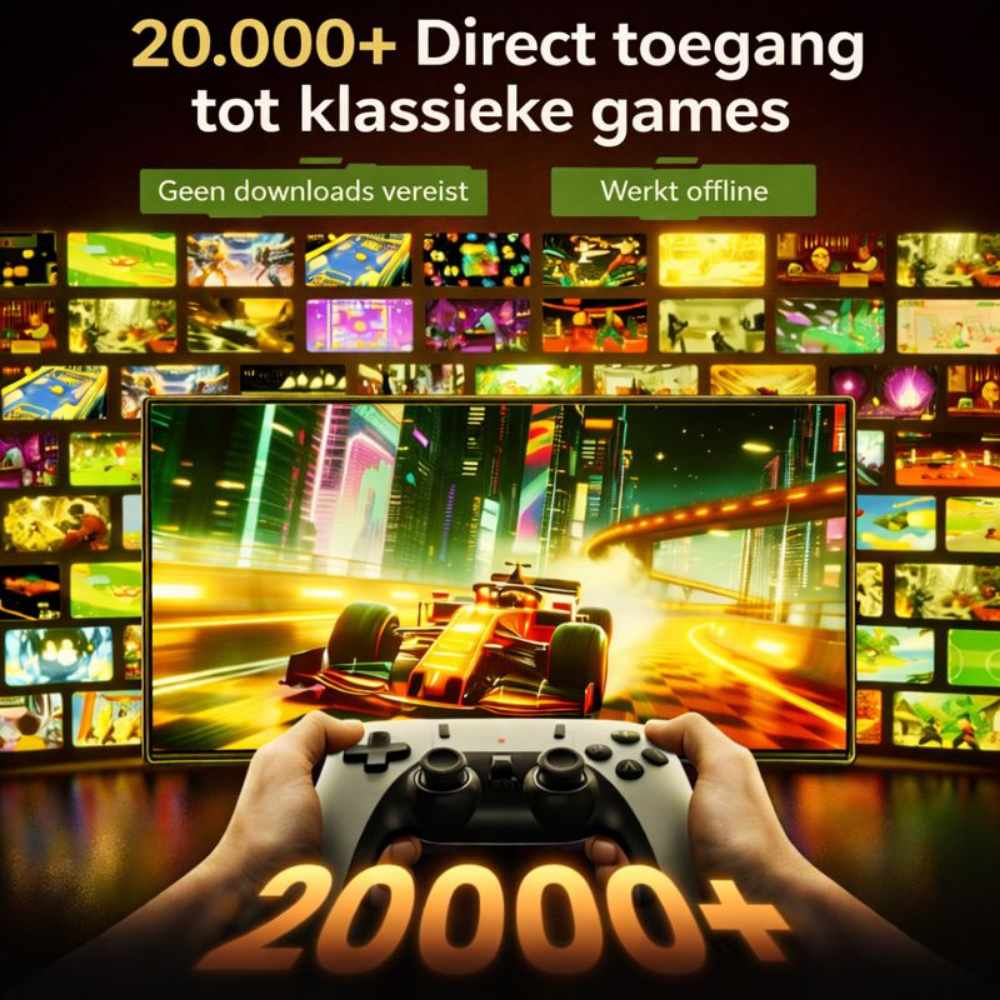 Gameconsole Retro Draadloos Met Klassieke Spellen HDMI Stick