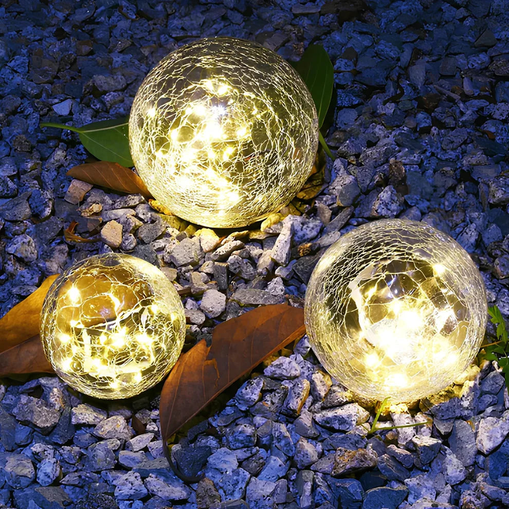 Moderne Zonne-Energie Glazen Tuinlamp