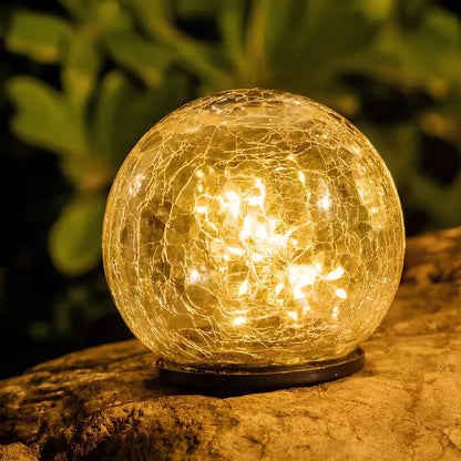Moderne Zonne-Energie Glazen Tuinlamp