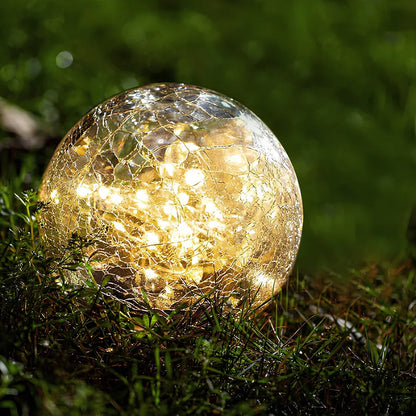 Moderne Zonne-Energie Glazen Tuinlamp