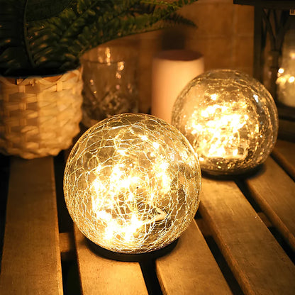 Moderne Zonne-Energie Glazen Tuinlamp