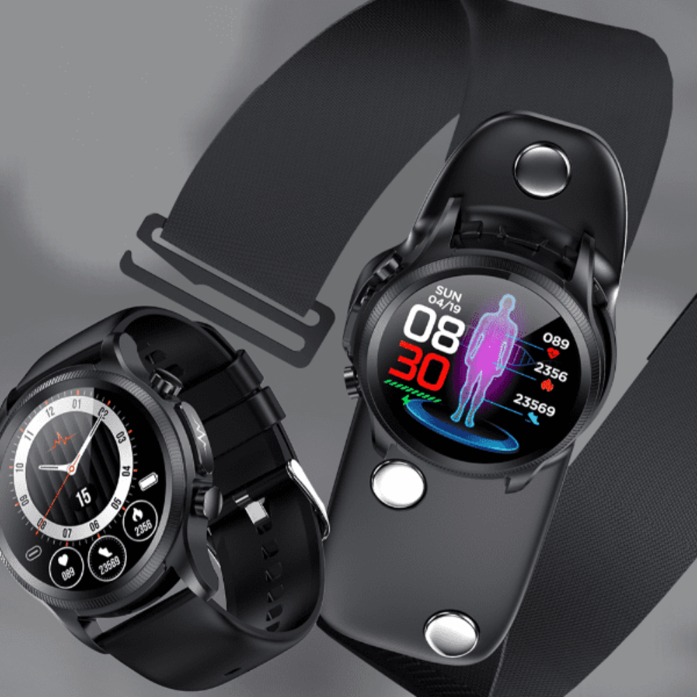 Smartwatch Gezondheidsmonitor Glucose Hartslag Waterdicht