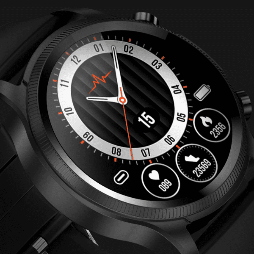 Smartwatch Gezondheidsmonitor Glucose Hartslag Waterdicht