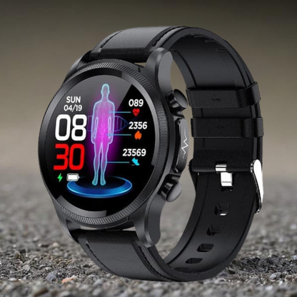 Smartwatch Gezondheidsmonitor Glucose Hartslag Waterdicht