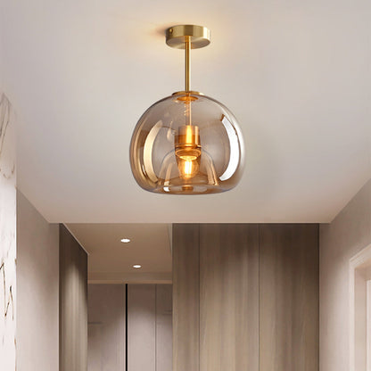 Plafondlamp Glas Metaal Moderne Gang Verlichting